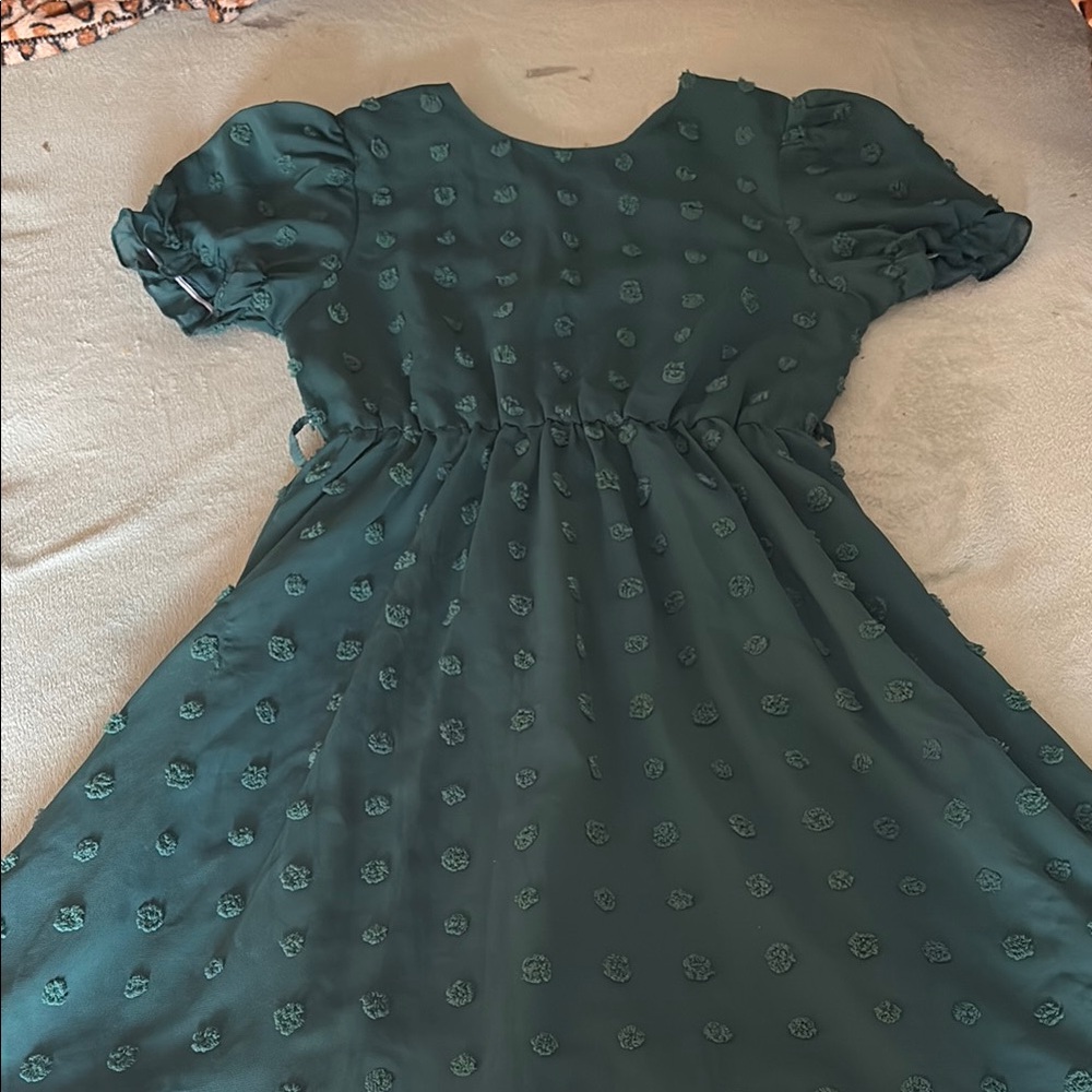 Elegant Green Kids Dress